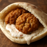 ساندوتش مخ مقلي